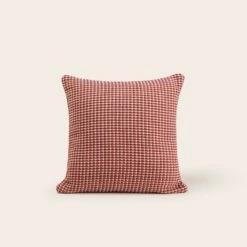 Housse De Coussin MIKENO Orange Et Violine -Maison Linge Magasin housse de coussin MIKENO 008904 OP C1 4