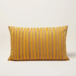 Housse De Coussin MYRTO Ocre -Maison Linge Magasin housse de coussin MYRTO 007806 J18 C8 4