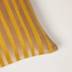 Housse De Coussin MYRTO Ocre -Maison Linge Magasin housse de coussin MYRTO 007806 J18 C8 5