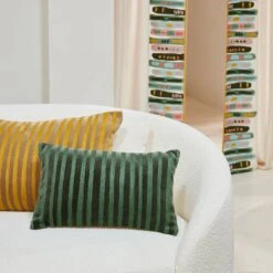 Housse De Coussin MYRTO Vert 21 Housse De Coussin MYRTO Vert -Maison Linge Magasin housse de coussin MYRTO 007806 V CM 9