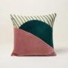 Housse De Coussin NEREE Vert Et Rose