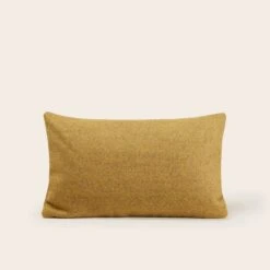 Housse De Coussin NERIO Chiné Grain De Moutarde