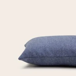 Housse De Coussin NERIO Chiné Bleuté 11 Housse De Coussin NERIO Chiné Bleuté -Maison Linge Magasin housse de coussin NERIO 009003 WB C8 6