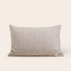 Housse De Coussin NERIO Chiné Naturel 9 Housse De Coussin NERIO Chiné Naturel -Maison Linge Magasin housse de coussin NERIO 009003 WN C8 4