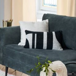 Housse De Coussin NILS Noir -Maison Linge Magasin housse de coussin NILS 006750 G10 CM 1