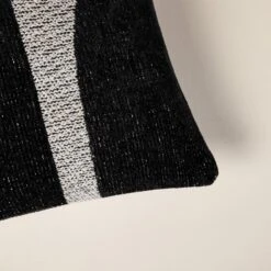 Housse De Coussin NILS Noir -Maison Linge Magasin housse de coussin NILS 006750 G10 CM 5