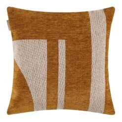 Housse De Coussin NILS Moutarde Et Naturel -Maison Linge Magasin housse de coussin NILS 006750 J18 C4 packshot