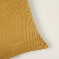 Housse De Coussin ONDINE Moutarde -Maison Linge Magasin housse de coussin ONDINE 008056 J19 C1 5