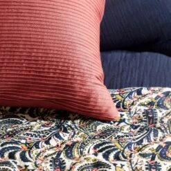 Housse De Coussin ONDINE Framboise 11 Housse De Coussin ONDINE Framboise -Maison Linge Magasin housse de coussin ONDINE 008056 R14 C1 1