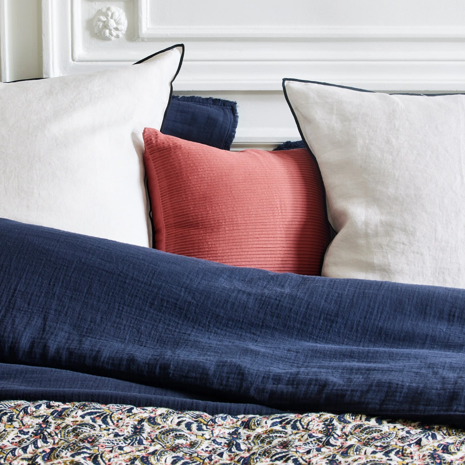 Housse De Coussin ONDINE Framboise 4 Housse De Coussin ONDINE Framboise – Image 4