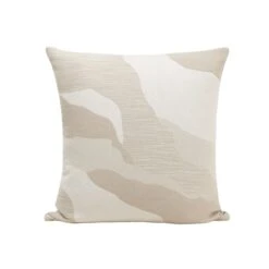Housse De Coussin OPALIE Beige Minéral -Maison Linge Magasin housse de coussin OPALIE 008975 N2 C4 packshot