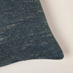 Housse De Coussin ORSSO Pétrole Chiné 14 Housse De Coussin ORSSO Pétrole Chiné -Maison Linge Magasin housse de coussin ORSSO 008189 B C1 5