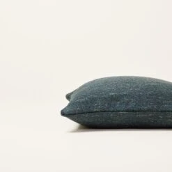 Housse De Coussin ORSSO Pétrole Chiné 15 Housse De Coussin ORSSO Pétrole Chiné -Maison Linge Magasin housse de coussin ORSSO 008189 B C1 6