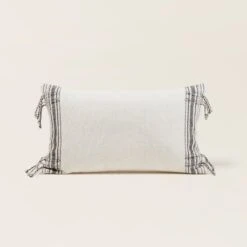 Housse De Coussin PAVANI Blanc Et Noir