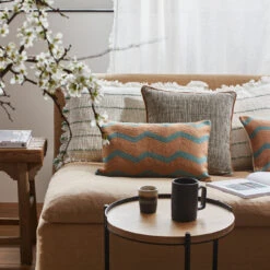 Housse De Coussin TAHA Ivoire Et Sauge 14 Housse De Coussin TAHA Ivoire Et Sauge -Maison Linge Magasin housse de coussin TAHA 007523 WV C8 9