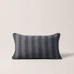 Housse De Coussin TANGUY Indigo Et Noir