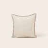 Housse De Coussin TOINON Naturel Et Bourdon Taupe