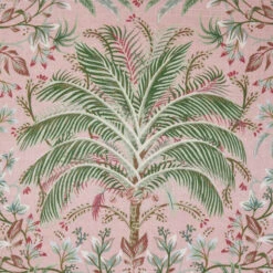 Housse De Coussin UBARI Rose Pétale Et Vert -Maison Linge Magasin housse de coussin UBARI 008636 RV C1 7