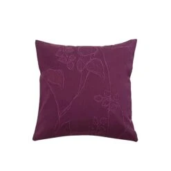 Housse De Coussin VIRGINIA Violet Foncé -Maison Linge Magasin housse de coussin VIRGINIA 000998 P12 C1 packshot
