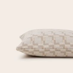 Housse De Coussin VITORIO Ivoire Et Beige Cendré -Maison Linge Magasin housse de coussin VITORIO 009007 N2 C1 6