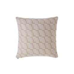 Housse De Coussin VITORIO Ivoire Et Beige Cendré -Maison Linge Magasin housse de coussin VITORIO 009007 N2 C1 packshot