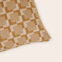 Housse De Coussin VITORIO Naturel Et Moutarde -Maison Linge Magasin housse de coussin VITORIO 009007 NJ C1 5