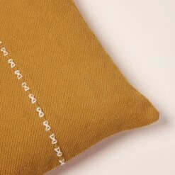 Housse De Coussin WALISS Curry -Maison Linge Magasin housse de coussin WALISS 008432 J19 C1 5