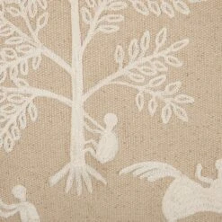 Housse De Coussin WARLI Beige Et écru -Maison Linge Magasin housse de coussin WARLI 008058 N3 C8 7