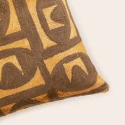 Housse De Coussin ZACARY Brun Cuivré -Maison Linge Magasin housse de coussin ZACARY 008902 M 5