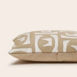 Housse De Coussin ZACARY Naturel Cuivré -Maison Linge Magasin housse de coussin ZACARY 008902 N1 6