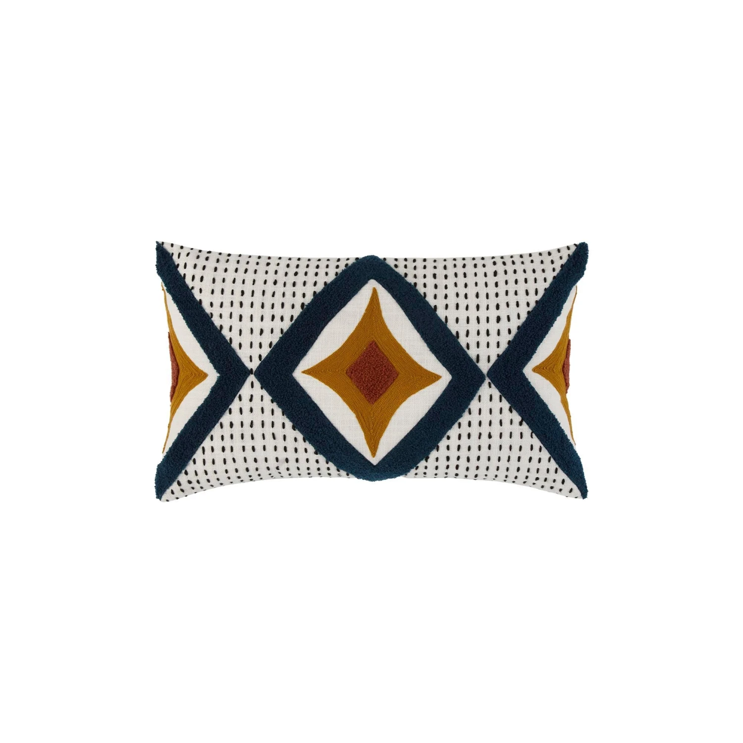 Housse De Coussin ZAYI Ivoire Et Pétrole 10 Housse De Coussin ZAYI Ivoire Et Pétrole – Image 10