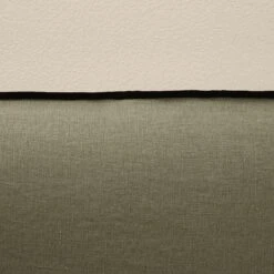 Housse De Tête De Lit CARLINA Kaki Grisé Et Bourdon Noir -Maison Linge Magasin housse de tete de lit CARLINA 006988 GVG 6