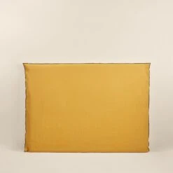 Housse De Tête De Lit CARLINA Ocre Et Bourdon Noir -Maison Linge Magasin housse de tete de lit CARLINA 006988 J18G 4