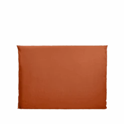Housse De Tête De Lit CARLINA Terracotta Et Bourdon Noir -Maison Linge Magasin housse de tete de lit CARLINA 006988 M9G packshot