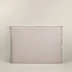 Housse De Tête De Lit CARLINA Ficelle Et Bourdon Noir -Maison Linge Magasin housse de tete de lit CARLINA 006988 N3G 4