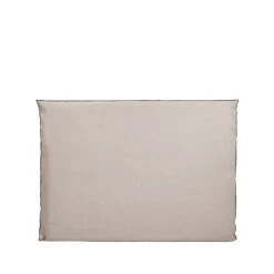 Housse De Tête De Lit CARLINA Ficelle Et Bourdon Noir -Maison Linge Magasin housse de tete de lit CARLINA 006988 N3G packshot