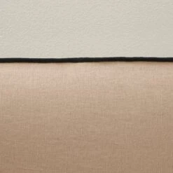 Housse De Tête De Lit CARLINA Sable Et Bourdon Noir -Maison Linge Magasin housse de tete de lit CARLINA 006988 N4G 6