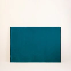 Housse De Tête De Lit DARIO Bleu Canard Et Bourdon Noir