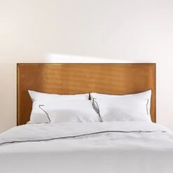 Housse De Tête De Lit DARIO Camel Et Bourdon Noir -Maison Linge Magasin housse de tete de lit DARIO 007737 MG 8