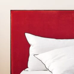 Housse De Tête De Lit DARIO Rouge Opéra Et Bourdon Noir 13 Housse De Tête De Lit DARIO Rouge Opéra Et Bourdon Noir -Maison Linge Magasin housse de tete de lit DARIO 007737 R18G 7