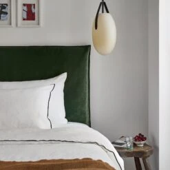 Housse De Tête De Lit DARIO Mélèze Et Bourdon Noir -Maison Linge Magasin housse de tete de lit DARIO 007737 V12G 1