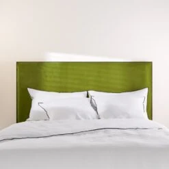 Housse De Tête De Lit DARIO Olivine Et Bourdon Noir 14 Housse De Tête De Lit DARIO Olivine Et Bourdon Noir -Maison Linge Magasin housse de tete de lit DARIO 007737 V7G 8