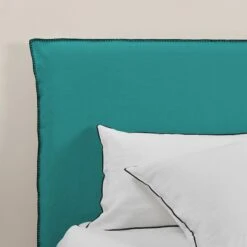 Housse De Tête De Lit NINO Lagon Et Feston Noir 12 Housse De Tête De Lit NINO Lagon Et Feston Noir -Maison Linge Magasin housse de tete de lit NINO 007460 B12FG 7