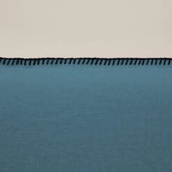 Housse De Tête De Lit NINO Indigo Et Feston Noir 15 Housse De Tête De Lit NINO Indigo Et Feston Noir -Maison Linge Magasin housse de tete de lit NINO 007460 BFG 6