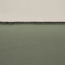 Housse De Tête De Lit NINO Kaki Grisé Et Feston Noir 11 Housse De Tête De Lit NINO Kaki Grisé Et Feston Noir -Maison Linge Magasin housse de tete de lit NINO 007460 GVFG 6