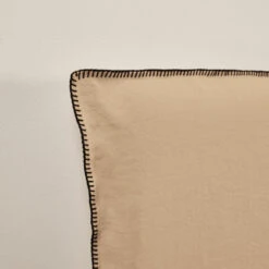 Housse De Tête De Lit NINO Seigle Et Feston Noir 12 Housse De Tête De Lit NINO Seigle Et Feston Noir -Maison Linge Magasin housse de tete de lit NINO 007460 N12FG 5