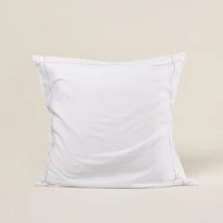 Lot De 2 Taies D'oreiller ANOUK Albâtre Et Point Sellier Noir -Maison Linge Magasin lot de 2 taies d oreiller ANOUK 007623 WG C2 4