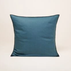 Lot De 2 Taies D'oreiller CARLINA Pétrole Et Bourdon Noir 13 Lot De 2 Taies D'oreiller CARLINA Pétrole Et Bourdon Noir -Maison Linge Magasin lot de 2 taies d oreiller CARLINA 007693 BVG C2 5