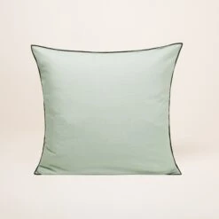 Lot De 2 Taies D'oreiller CARLINA Tilleul Et Bourdon Noir -Maison Linge Magasin lot de 2 taies d oreiller CARLINA 007693 V2G C2 5