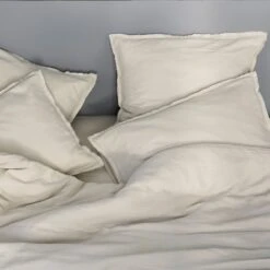 Lot De 2 Taies D'oreiller LOU Ficelle -Maison Linge Magasin lot de 2 taies d oreiller LOU 007614 N3 C2 1